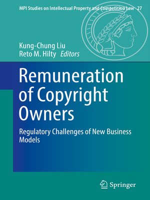 cover image of Remuneration of Copyright Owners